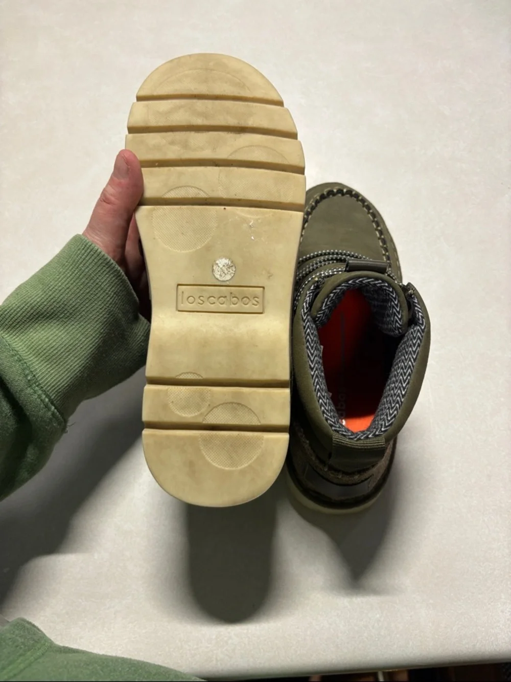 Women's Olive Green Ankle Booties - Casual Outdoor Style